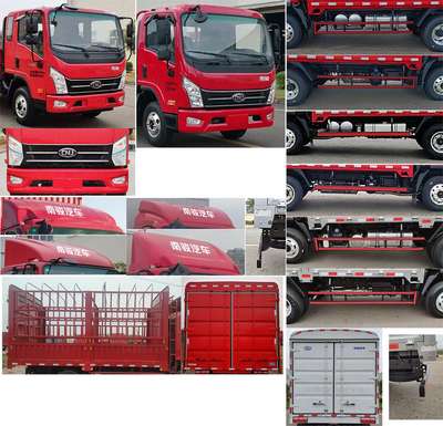 南駿牌國六5.1米倉柵式運輸車 高效合規(guī)的道路普通貨物運輸解決方案